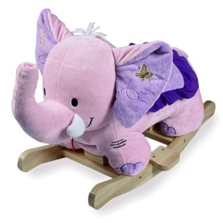 Ellie the Pink Elephant with Sound   Rocking Animals
