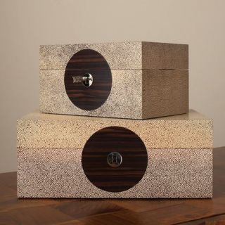Global Views On Target Brown Shagreen Jewelry Box   Womens Jewelry Boxes