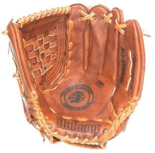 Nokona AMG650 W FP 13 Inch Closed Web Walnut Leather Fast Pitch Baseball Glove (Right Handed Throw)  Baseball Outfielders Gloves  Sports & Outdoors