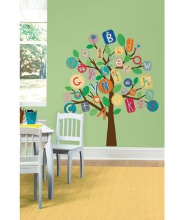ABC Primary Tree Peel & Stick Giant Wall Decals   Wall Decals