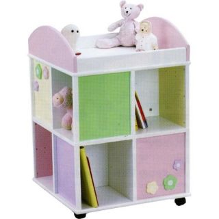 Guidecraft Daisy Storage Cube Wood Bookcase   Kids Bookcases