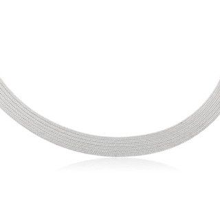 Foxtail Mesh Necklace In Sterling Silver, 17 Inch Jewelry