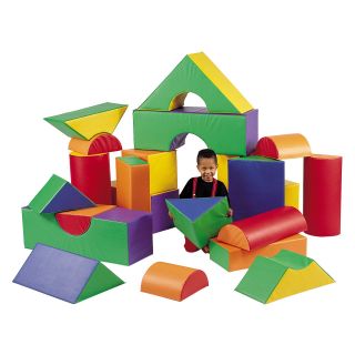 Children's Factory 35 Piece Module Soft Play Block Set   Soft Play Equipment