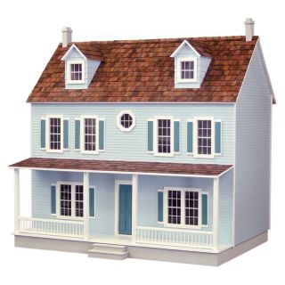 Real Good Toys Lancaster Dollhouse Kit in Milled Plywood   Collector Dollhouse Kits