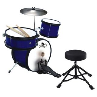 Ready Ace Junior Professional Drum Set   5 Piece   Kids Musical Instruments