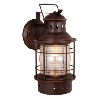 Vaxcel Hyannis Outdoor Wall Light   8W in. Burnished Bronze   Outdoor Wall Lights