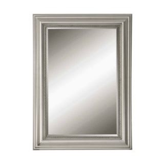 Uttermost Stuart Silver Leaf & Black Wall Mirror   26.75W x 36.75H in.   Wall Mirrors