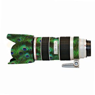 LensSkins Peacock Bliss for Canon EF 70 200mm f/2.8L IS USM (C70200X1PB)  Camera Lens Accessories  Camera & Photo