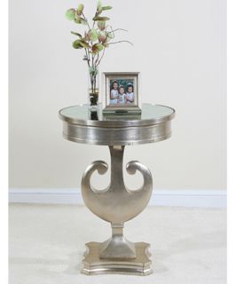 Contempo Silver Side Table   End Tables