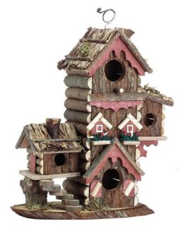 Zingz & Thingz Tree Bark Birdhouse   Bird Houses