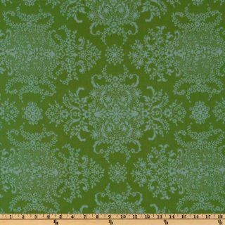 54'' Wide Amy Butler Soul Blossoms Voile English Garden Pine Fabric By The Yard