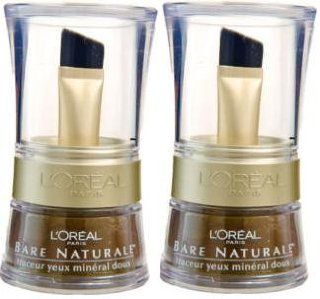 L'Oreal Bare Naturale Gentle Mineral Eyeliner #809 Defining Bronze (Qty, Of 2 as Shown in Image) DISCONTINUED  Eye Shadows  Beauty
