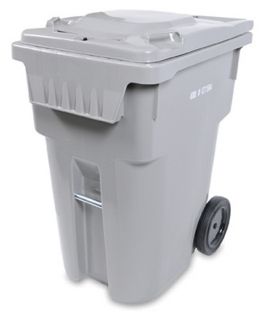 Busch Systems I Series Secure Collections 95 Gallon Recycling Carts   Recycling Bins
