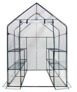 Ogrow Deluxe Walk In 6 Tier 12 Shelf Portable Greenhouse   Greenhouses