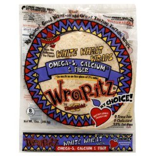 Wrap Itz Whole Wheat Tortilla Omega, 12 Ounce (Pack of 6)  Grocery & Gourmet Food