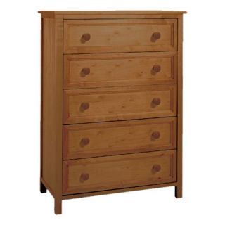 Woodland Pecan 5 Drawer Chest   Dressers & Chests