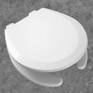 Bemis 550PRO Round White Wood Toilet Seat   Toilet Seats