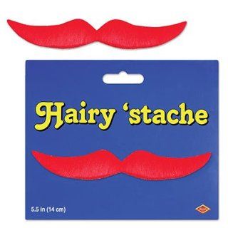 Beistle 60891 R Hairy 'Stache, 51/2 Inch Kitchen & Dining