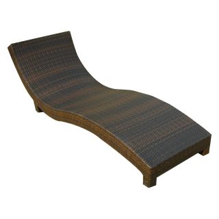 Wicker Multi brown Outdoor Lounge Chair   Outdoor Chaise Lounges