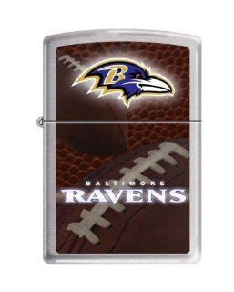 Zippo "Baltimore Ravens" NFL Logo Brushed Chrome Lighter, 2558 Health & Personal Care