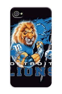 Custom NFL Detroit Lions Team Logo Photo Fit for Iphone 4/4s Hard Case By Cxy  Sports & Outdoors