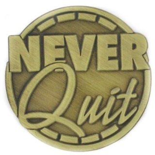 Corporate   Never Quit Pin Brooches And Pins Jewelry