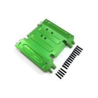 TopCad #23021g Aluminum Skid Plate Green for Axial Wraith Toys & Games