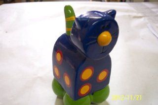 Blue Cat Bank  Coin Storage Boxes 