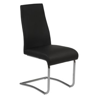 Euro Style Rooney Low Back Dining Chair   Set of 2   Black   Dining Chairs