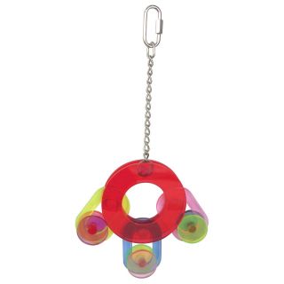 A&E Cage Co. The Acrylic Paw Print Bird Toy   Bird Cage Accessories