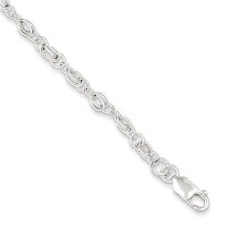 7.5 Inch Sterling Silver Bracelet Jewelry