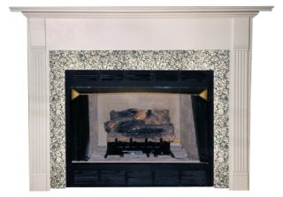 Agee Woodworks Milano Wood Fireplace Mantel Surround   Fireplace Surrounds