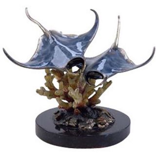 San Pacific International 8H in. Manta Ray Duo Statue   Sculptures & Figurines