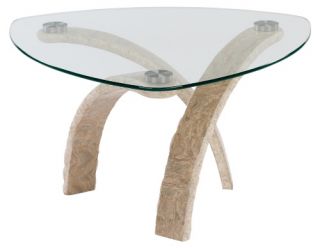 Magnussen Cascade Stone & Glass Cocktail Table   Coffee Tables