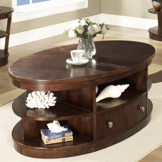 Somerton Dwelling Montecito Oval Coffee Table   Coffee Tables