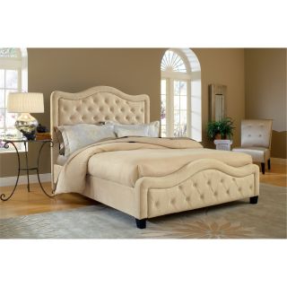Trieste Upholstered Low Profile Bed   Buckwheat   Low Profile Beds
