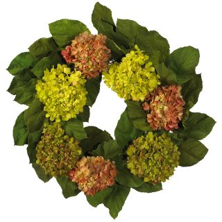 24 Inch Hydrangea with Leaves   Wreaths