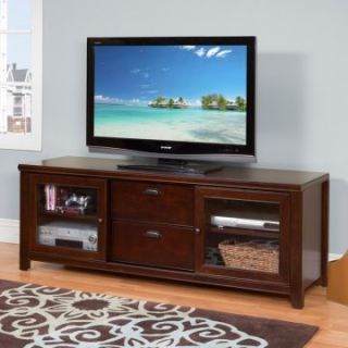 kathy ireland Home by Martin Tribeca Loft Cherry Full Sized TV Console   TV Stands