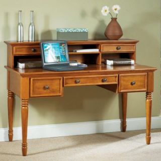 Home Styles Ponderosa Executive Desk with Optional Hutch   High School Desks