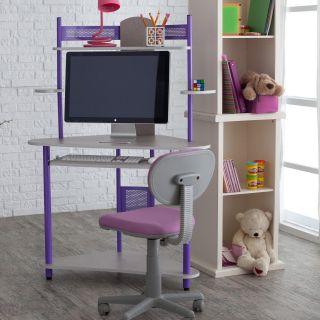 Kids Study Tower with Chair   Purple   Kids Desks