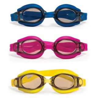 Poolmaster Silicone Sport/Fitness Goggles   3 Pack (1 EA Color)   Swimming Pool Games & Toys