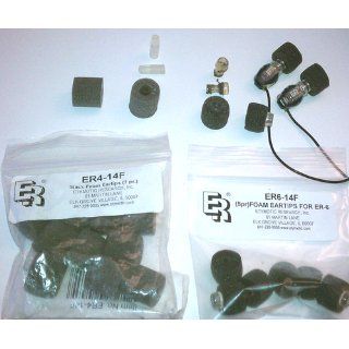 Etymotic Research ER4 14F Replacement Foam Eartips for Etymotic Earphones (Black, 7 Pairs) (Discontinued by Manufacturer) Electronics