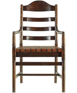 Stanley Artisan Dining Ladder Back Arm Chair Barrel 135 11 70   Dining Chairs