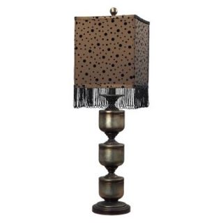 Elk Lighting 93 9239 French Roast Carved Lamp   Table Lamps