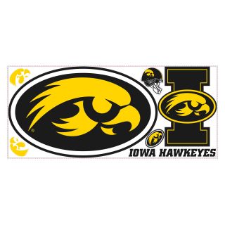 University of Iowa Giant Peel & Stick Wall Decals   Up to 27.5 in. x 16.75H in.   Wall Decals