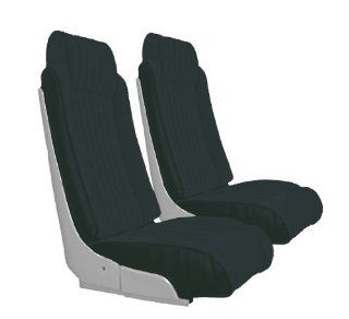 Acme U2009SL AC842 Charcoal Leather Front Bucket and Rear Bench Seat Upholstery Automotive