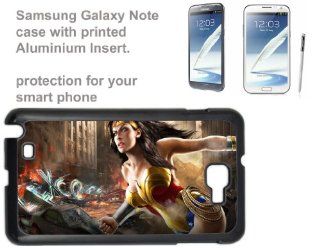 Samsung Galaxy Note Case With Printed High Gloss Insert Wonder Woman Cell Phones & Accessories