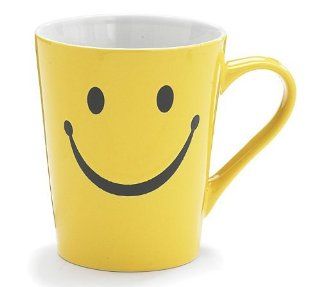 Smiley Happy Face 14 oz Stoneware Coffee Mug/Cup Kitchen & Dining