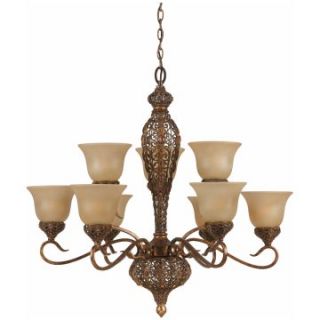 Triarch Crown Jewel Tiered Hanging Light 8 Lights   Outdoor Hanging Lights