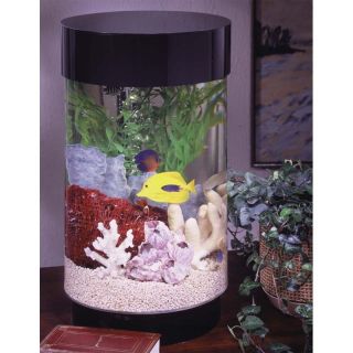Midwest Tropical Aqua 8 Gallon Round Aquarium   Fish Tank Aquariums